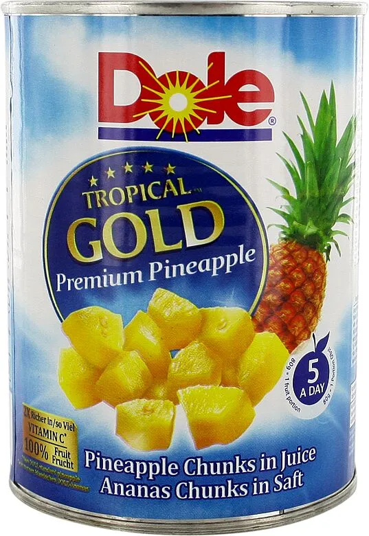 Արքայախնձորի կտորներ «Dole» 567գ