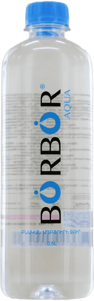 Աղբյուրի ջուր «Բոռբոռ» 0.5լ