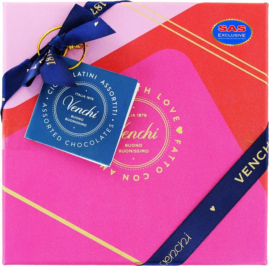 Շոկոլադնե կոնֆետների հավաքածու «Venchi Made With Love» 158գ
