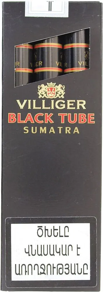 Սիգար «Villiger Black Tube Sumatra» 3 հատ