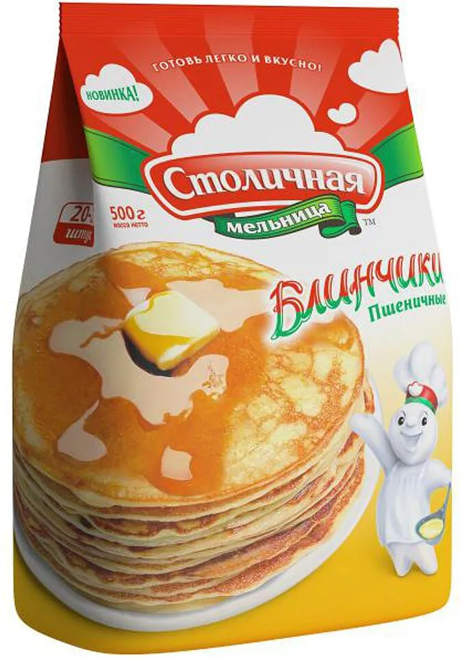 Խառնուրդ նրբաբլիթ պատրաստելու համար «Столичная» 500գ