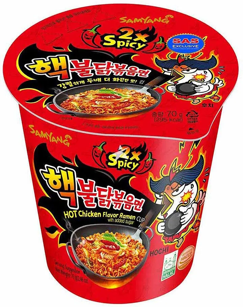 Լապշա հավի կծու «Samyang» 70գ