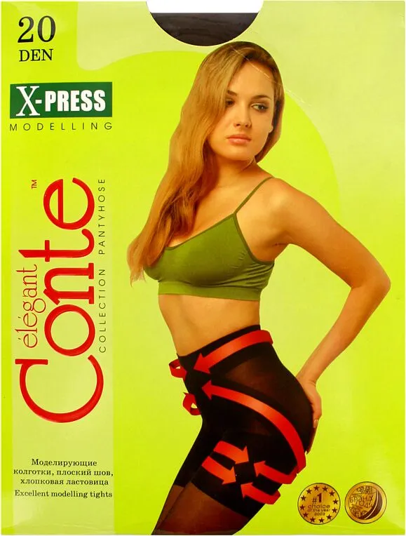 Զուգագուլպա շեյդ «Conte Elegant X-press 20 Den N4» 