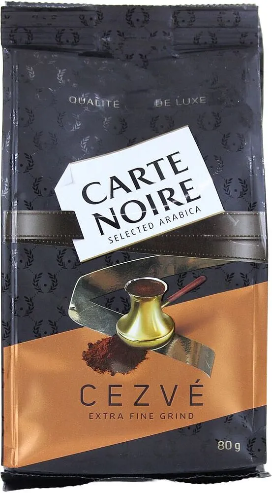 Սուրճ աղացած «Carte Noire Cezve Extra Fine Grind» 80գ
