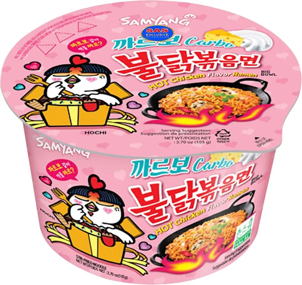 Լապշա հավի «Samyang Carbo» 105գ