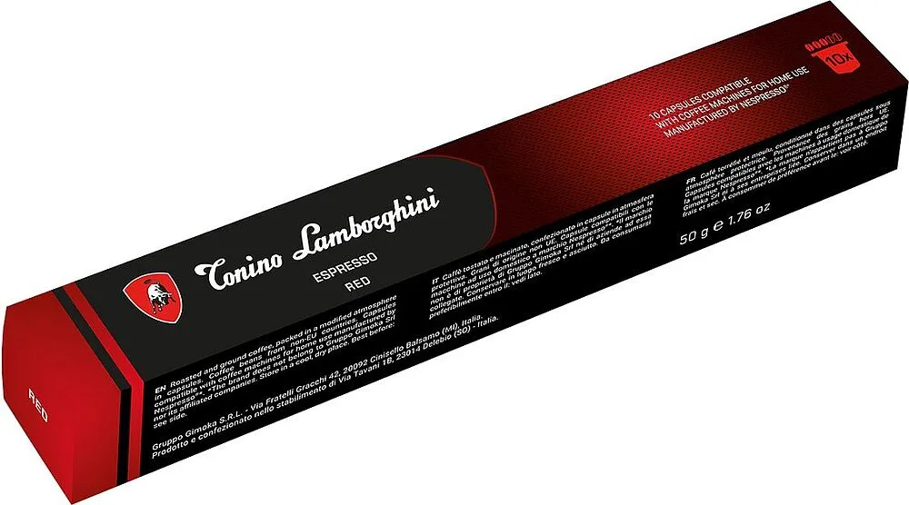 Պատիճ սուրճի «Tonino Lamborghini Espresso Red» 50գ