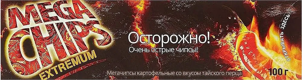 Չիպս պղպեղի «Mega Chips» 100գ