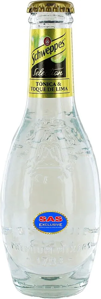 Զովացուցիչ գազավորված ըմպելիք լայմի «Schweppes Tonic» 0.2լ