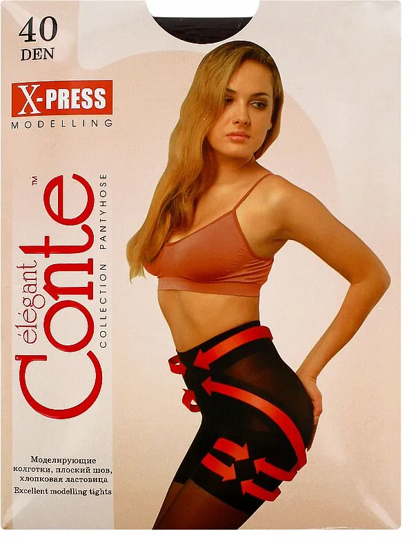 Զուգագուլպա մոկկա «Conte Elegant X-press 40 Den N4» 