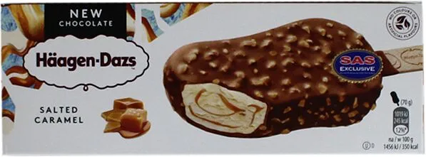 Պաղպաղակ կարամելային «Haagen-Dazs Salted Caramel» 70գ