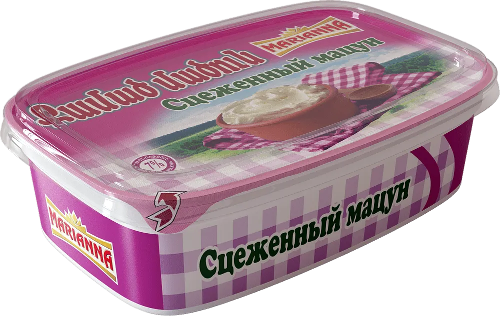 Մածուն քամած «Մարիաննա» 180գ, յուղայնությունը` 7%