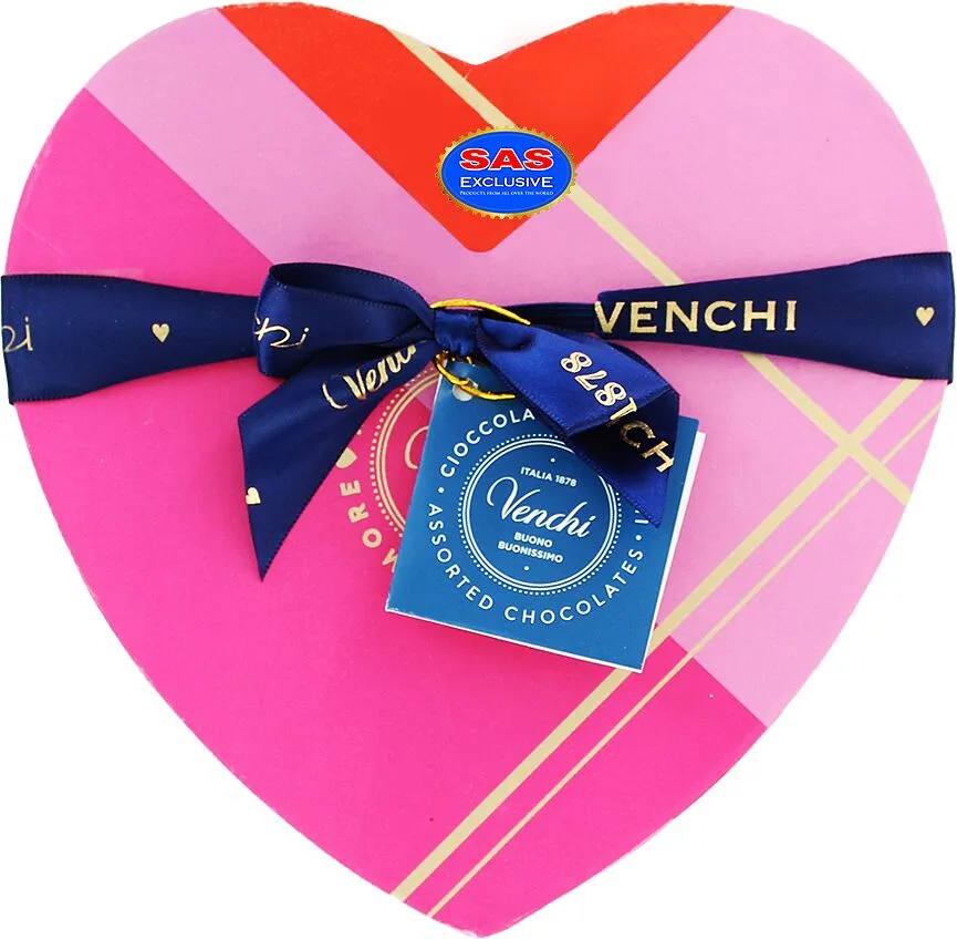 Շոկոլադնե կոնֆետների հավաքածու «Venchi Made With Love» 185գ
