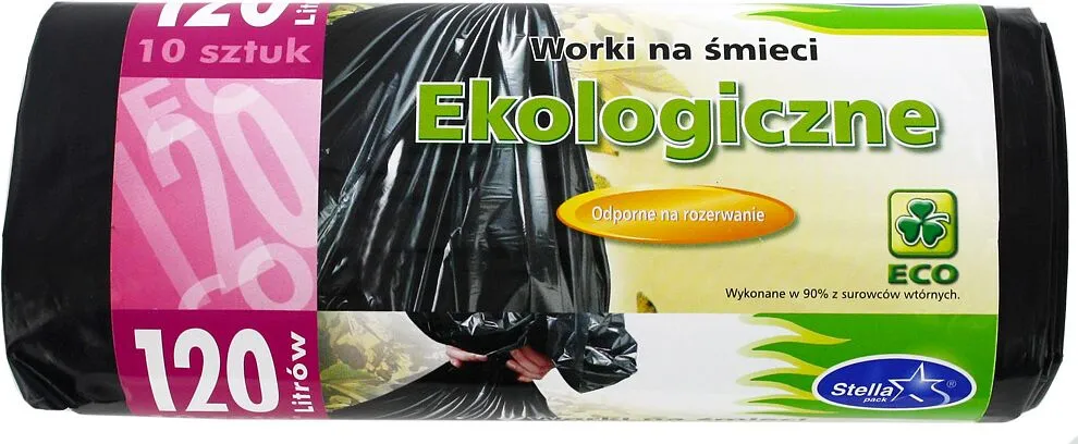 Աղբի տոպրակներ «Stella Eco» 120լ