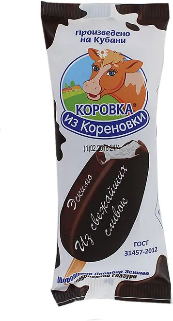 Պաղպաղակ վանիլային «Коровка из Кореновки Эскимо» 70գ