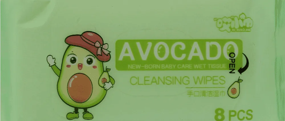 Անձեռոցիկ խոնավ «Oxijim Ai Xiao Jin Avocado» 8 հատ