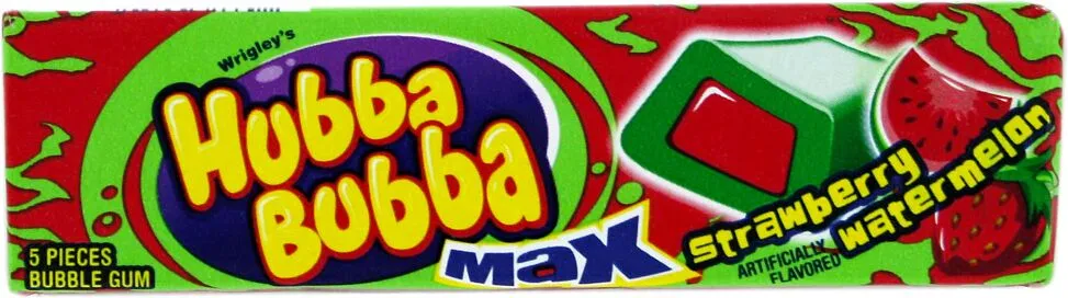 Մաստակ «Hubba Bubba Max» ելակ և ձմերուկ