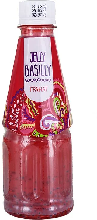 Ըմպելիք ռեհանի սերմերով և նռան «Jelly Basilly» 0.32մլ