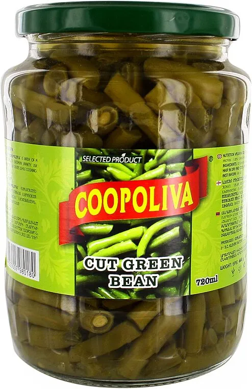 Լոբի կանաչ «Coopoliva» 720մլ
