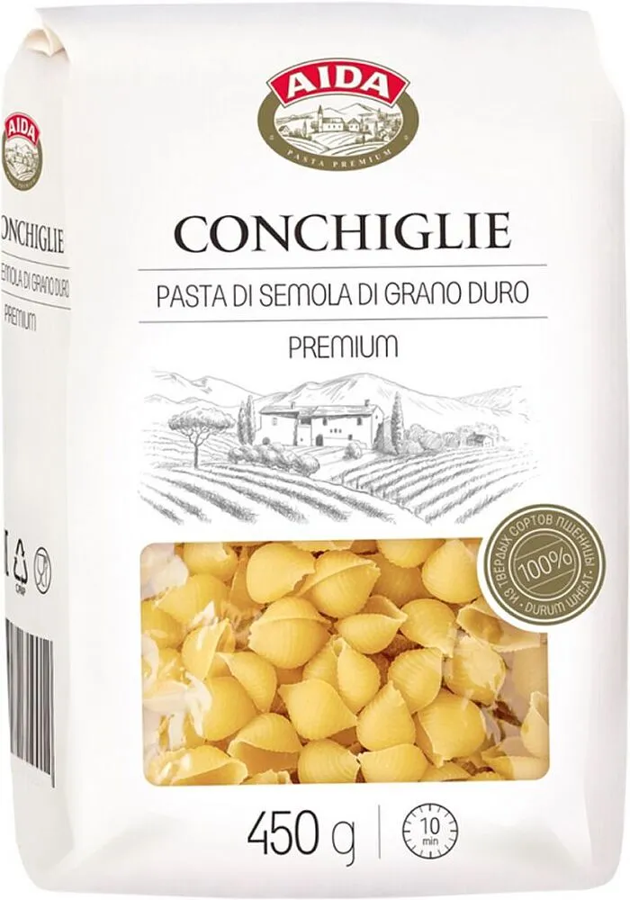 Մակարոն «Aida Conchiglie» 450գ