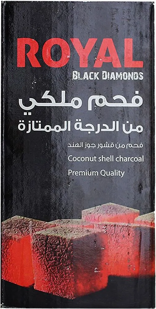 Ածուխ նարգիլեի «Royal Black Diamond» 72 հատ