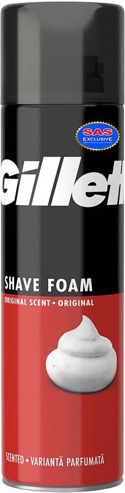 Սափրվելու փրփուր «Gillette Original» 200մլ