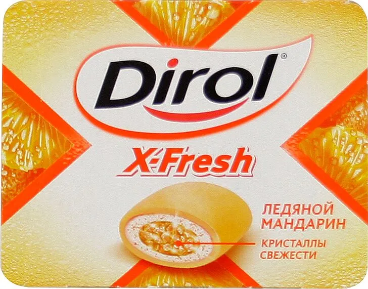 Մաստակ մանդարինի «Dirol X-Fresh» 18գ 