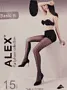 Զուգագուլպա սև «Alex Basic 15 Den N2»