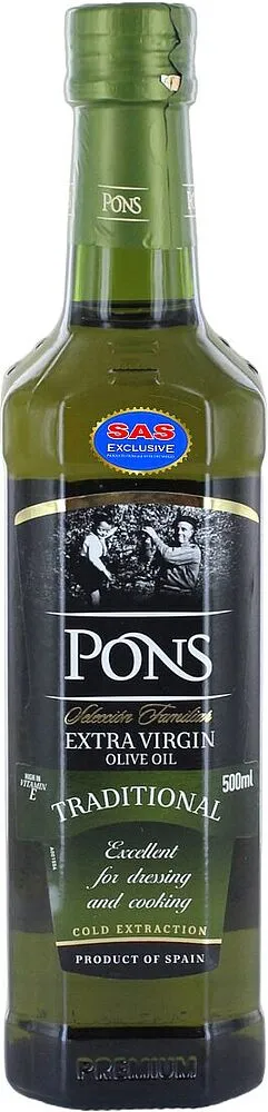 Ձեթ ձիթապտղի «Pons Traditional» 0.5լ

