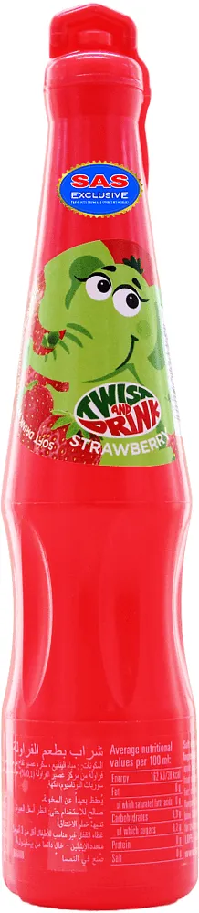 Ըմպելիք ոչ ալկոհոլային ելակի «Twist and Drink » 0.2լ
