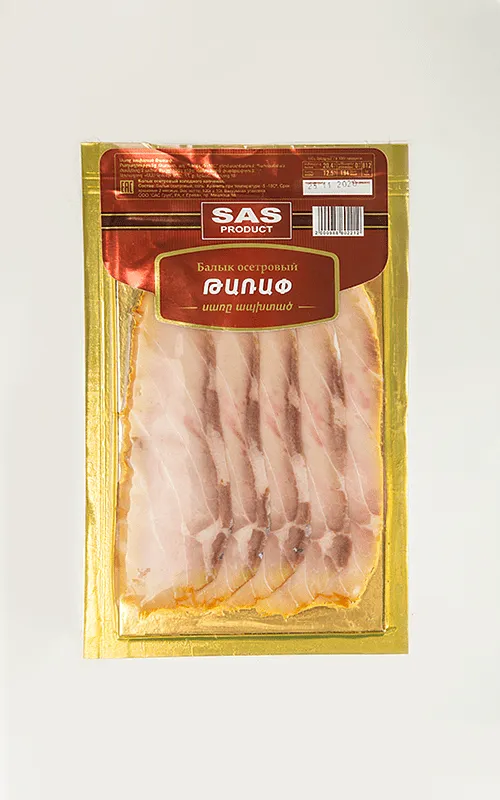 Թառափի բալիկ ապխտած «Sas Product» 100գ