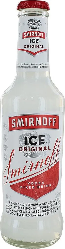 Ըմպելիք թույլ ալկոհոլային կիտրոնի «Smirnoff» 275մլ 
 