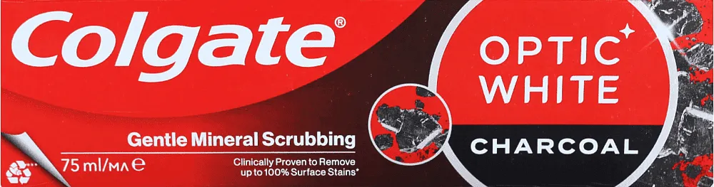 Ատամի մածուկ «Colgate Optic White Charcoal» 75մլ

