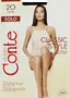 Զուգագուլպա սև «Conte Elegant Solo 20 Den N3» 