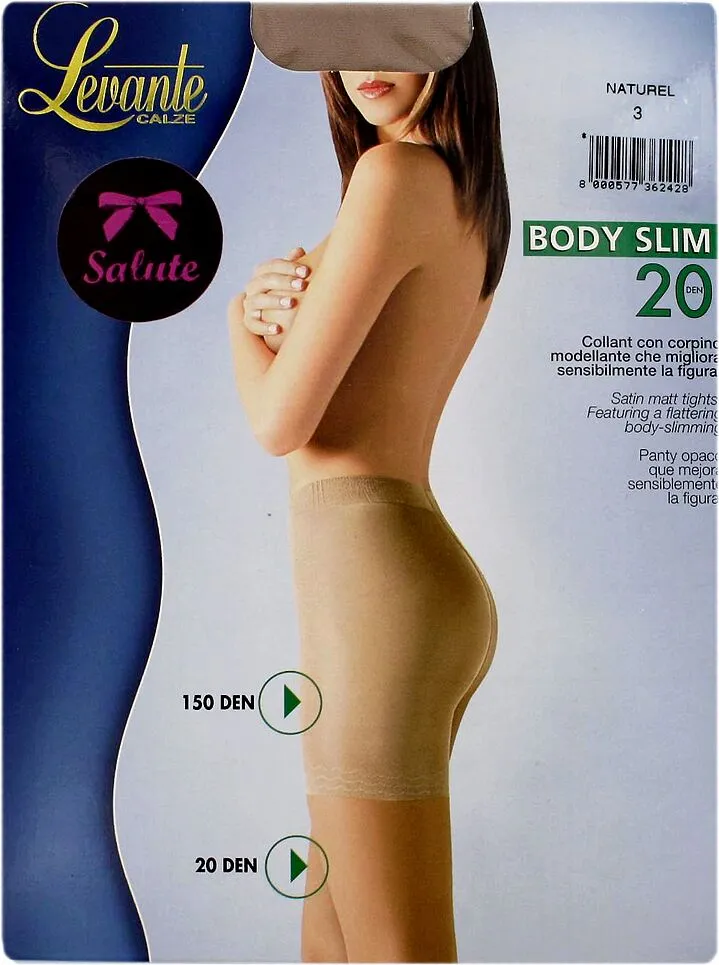 Զուգագուլպա մարմնագույն «Levante Body Slim 20 Den N3»
