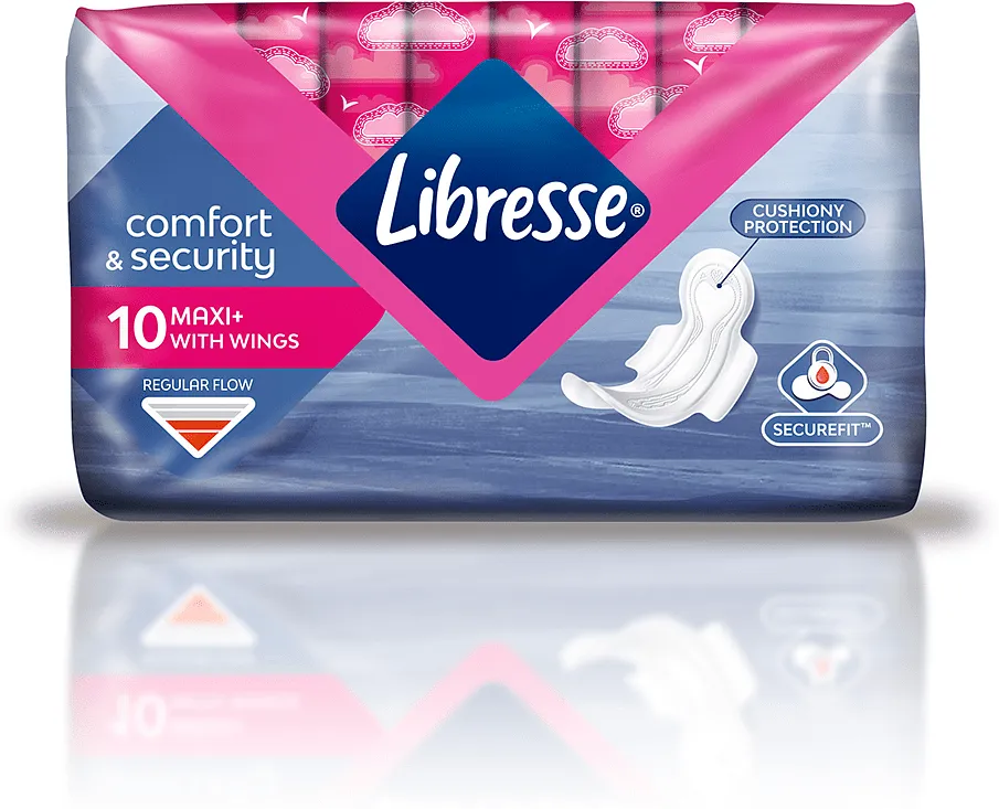 Միջադիրներ «Libresse Maxi Normal Wing» 10հատ