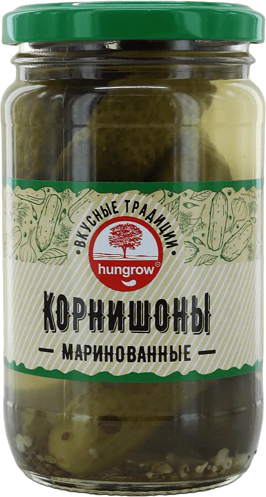 Կորնիշոններ մարինացված «Hungrow» 340գ