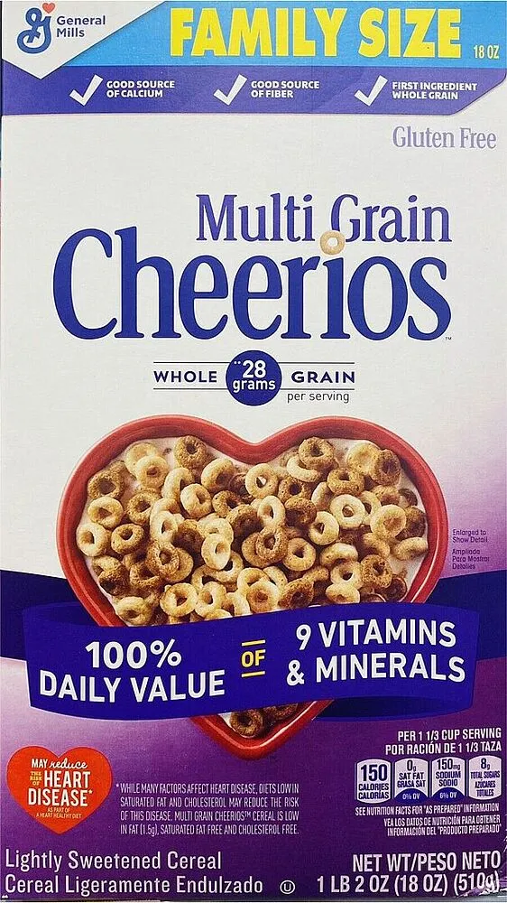 Պատրաստի նախաճաշ «Cheerios» 510գ
