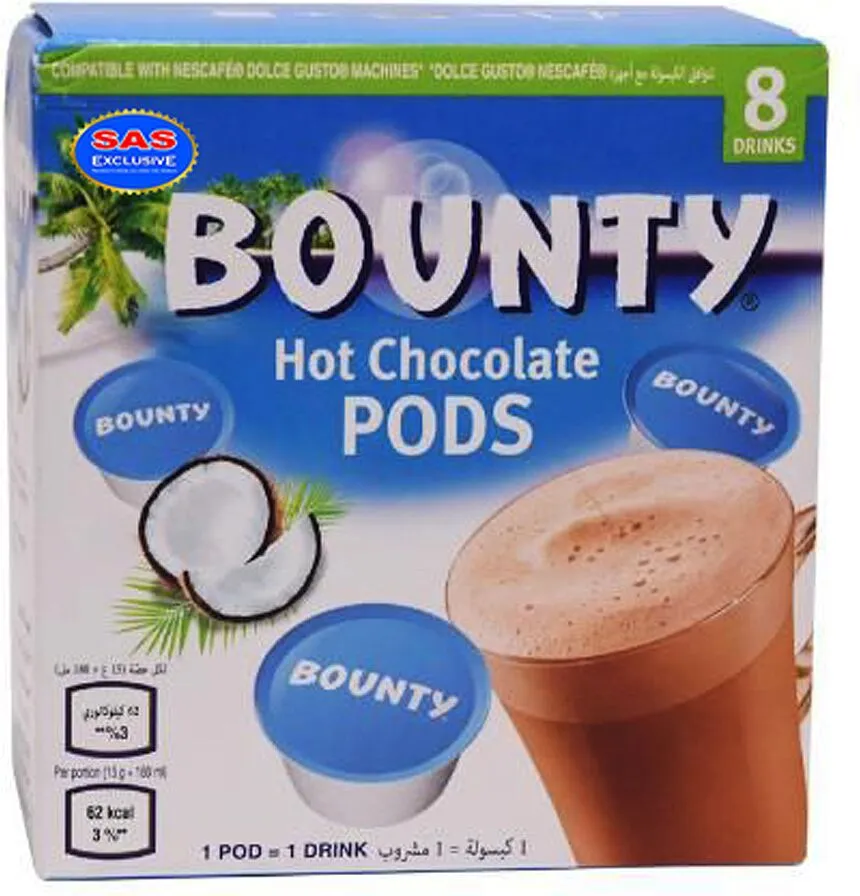 Պատիճ տաք շոկոլադի «Bounty» 120գ
