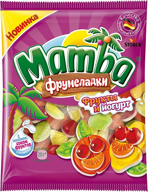 Դոնդողե կոնֆետներ «Mamba» 70գ