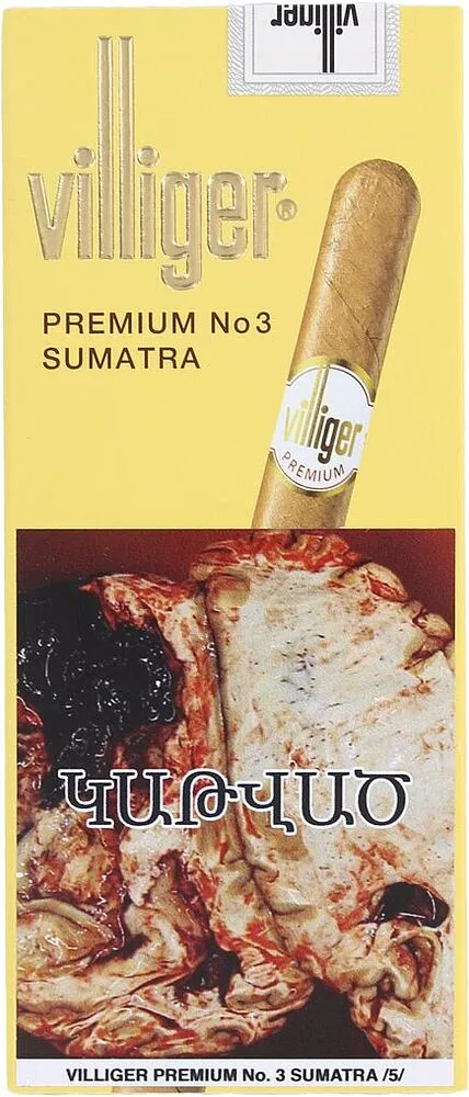 Սիգար «Villiger Premium Sumatra No.3» 5 հատ