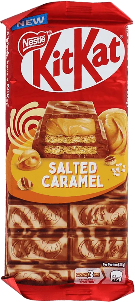 Շոկոլադե սալիկ կարամելով «Kit Kat Salted Caramel» 99գ