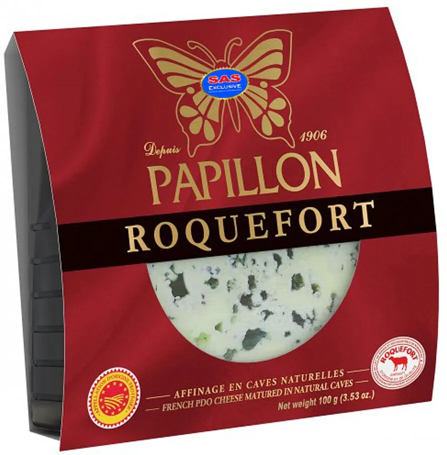 Պանիր բորբոսով «Roquefort Papillon» 100գ