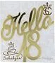 Տորթի դեկորացիա «Սահակյան Hello 18»
