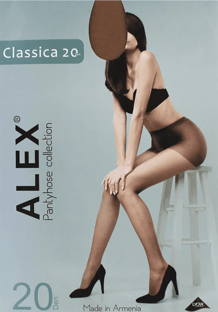 Զուգագուլպա բրոնզագույն «Alex Classica 20 Den N4»