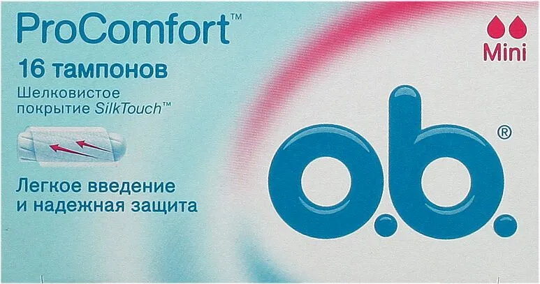 Ներդիրներ «o.b. Mini» 16հատ