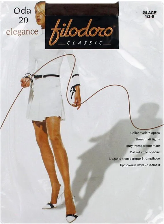 Զուգագուլպա «Filodoro Elegance Oda 20 Den N1-2» Բրոնզագույն