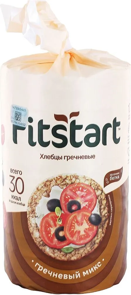 Խրթխրթան հացեր հնդկաձավարի «Fitstart» 90գ