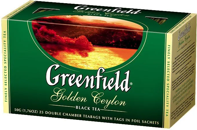 Թեյ սև «Greenfield Golden Ceylon» 25*2գ