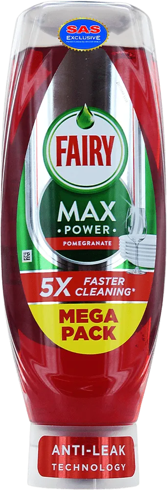 Սպասք լվանալու հեղուկ «Fairy Max Power Pomegranate» 730մլ