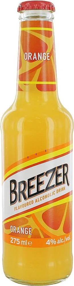 Ըմպելիք թույլ ալկոհոլային նարնջի «Breezer» 0.275լ